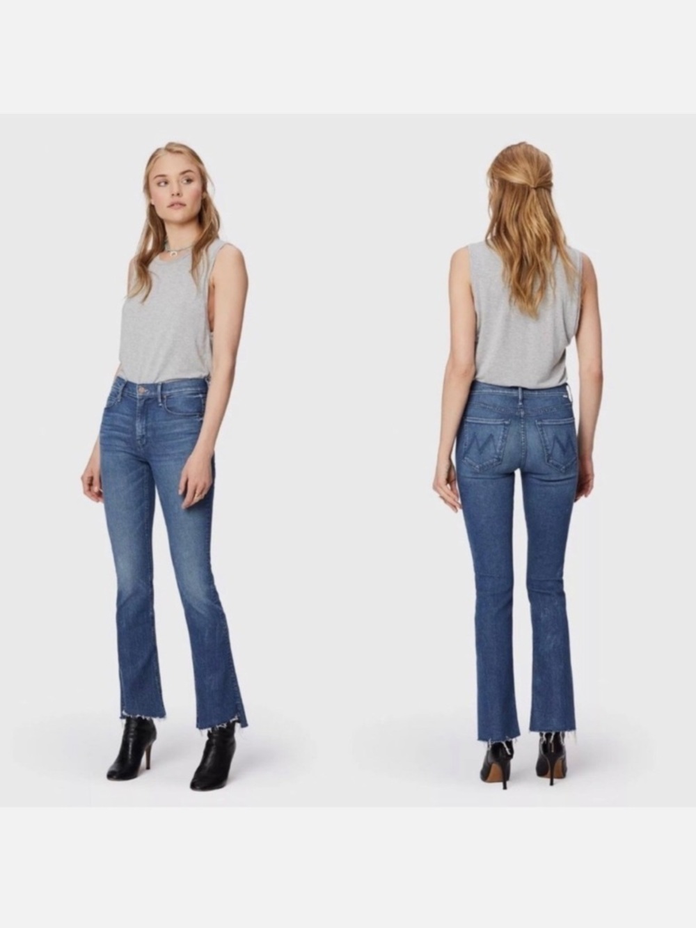 Mother The Runaway Step Fray High-Rise Jeans
